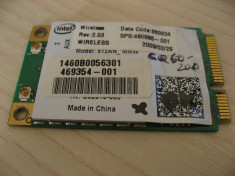 Placa wireless laptop HP Compaq Presario CQ60-200, Intel Link 5100, 480985-001 foto