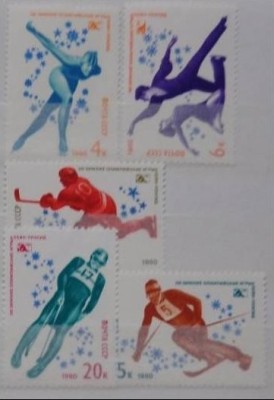 Russia 1980 Sport Olympics Lake Placid MNH DC.069 foto