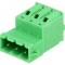 Conector regletă deconectabilă 3 piste 5,08mm