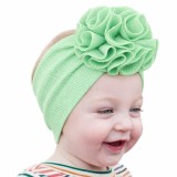 Bentita verde menta lata cu floare (Marime Disponibila: 6-12 luni (Marimea 19