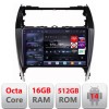 Navigatie Toyota Camry 2012-2018 Android radio gps internet 8 core QLED 2K 16+512 360 Edotec CarStore Technology