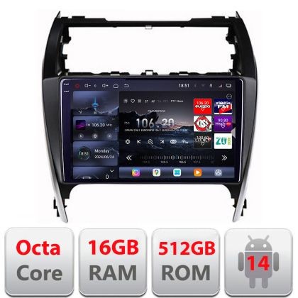 Navigatie Toyota Camry 2012-2018 Android radio gps internet 8 core QLED 2K 16+512 360 Edotec CarStore Technology