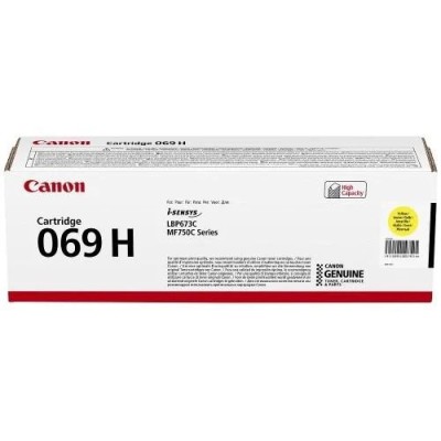 Toner Canon CRG069HY, Galben, capacitate 5500 pagini, pentru i-SENSYS LBP673Cdw, foto