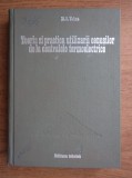 TEORIA SI PRACTICA UTILIZARII CENUSILOR DE LA CENTRALELE TERMOELECTRICE - N.I. VOINA