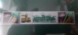 Elvetia-Locomotive in streif-serie completa,nestampilate, Nestampilat