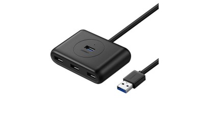 Ugreen USB 3.0 OTG HUB Distribuitor 4x USB - Negru (20290) foto