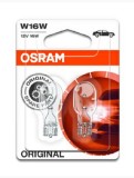 SET 2 BECURI 12V T15 W16W ORIGINAL BLISTER OSRAM