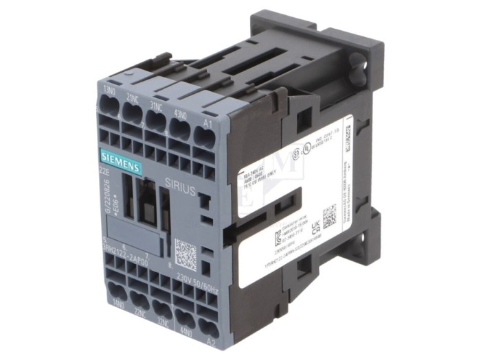 Contactor 4P 230VAC 10A