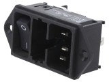 Conector Alimentare AC C14 10A 250V