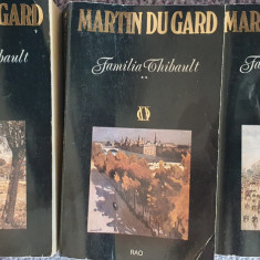 Familia Thibault - 3 volume, Martin du Gard - 1993, 608 / 544 / 496 pag