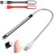 Lampa mini OEM, LED, senzor tactil, USB, Negru