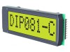 Afișaj LCD Alfanumeric 8x1 68x26.8mm LED