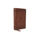 Nabre, New American Bible, Revised Edition, Catholic Bible, Large Print Edition, Leathersoft, Brown, Thumb Indexed, Comfort Print: Holy Bible