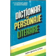 Dictionar de personaje literare - Constanta Barboi