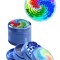 Grinder metalic Black Leaf Mandala, 4 parti, O50mm