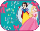 Perdelute laterale parasolare auto 2 buc 44x35 cm Printese Disney/Marvel, cu ventuze, universale pentru toate modelele auto, Seven