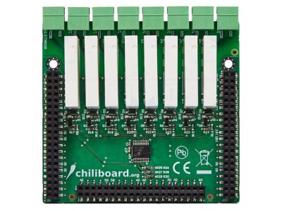 Placă de Expansiune I2C cu Releu 78,8x74mm foto