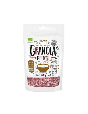 Granola cu Cacao Keto Bio 200 grame Diet Food foto
