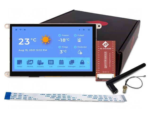 Afişaj TFT 7 inch cu rezoluție 800x480