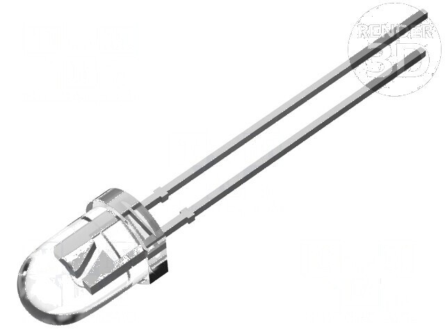 LED 5mm Galbenă 12000&divide;14400mcd 85&deg; Convex - Lumină Intensă pentru Proiecte DIY
