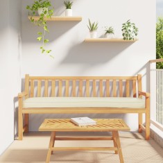 vidaXL Perna pentru palet Crem 200 x 40 x 8 cm Tafeta Oxford foto