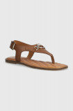 Cumpara ieftin Barbour sandale de piele Vivienne femei, culoarea maro, LFO0682TA52