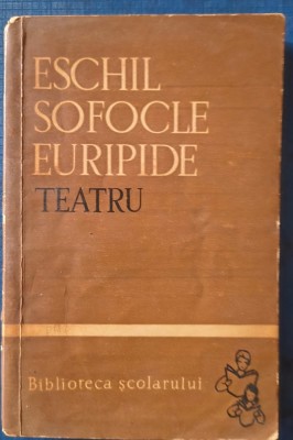 Eschil Sofocle Euripide Teatru foto