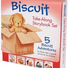Biscuit Take-Along Storybook Set: Biscuit's Birthday; Meet Biscuit!; Biscuit's Show and Share Day; Mind Your Manners, Biscuit!; Biscuit Visits the Doc