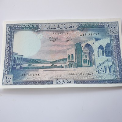 Liban 100 Livres 1984 UNC foto