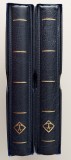 2 Albume Leuchtturm Optima cu etui, second hand, culoarea albastru