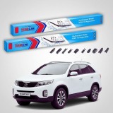 Cumpara ieftin Ștergătoare Kia Sorento II XM SUV 2009-2015 | Set Față Flat Premium &ndash; TeamCar&reg;