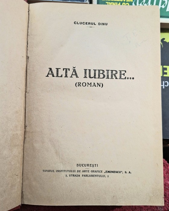 Alta iubire ... - Clucerul Dinu