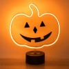 Lampă LED Halloween, Model Dovleac, Lumină Statică, Portocaliu, 22x8x26.5cm, 3V, 0.06W, Plastic, Oem