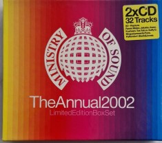 Various &lrm;&ndash; The Annual 2002 _ NM / NM dublu cd muzica _ Ministry Of Sound, Germania, 2001