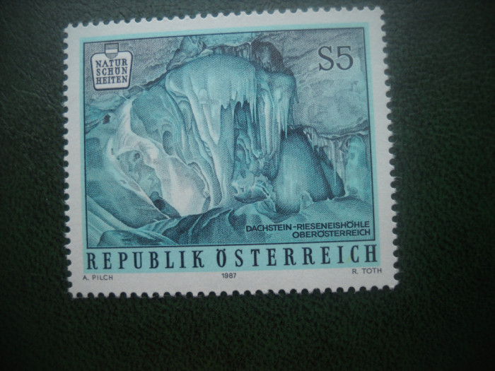 HOPCT TIMBRE MNH 658 CAVERNA DACHSTEIN - 1987 -1 VAL AUSTRIA