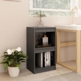 VidaXL Bibliotecă, gri, 40x30x71,5 cm, lemn masiv de pin 808135
