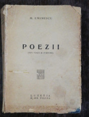 POEZII (DIN VIATA SI POSTUME) -MIHAI EMINESCU foto