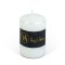 Lumanare cilindrica ? alba, fara parfum ? 130 g Best CarHome