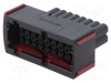 Conector automotive TE Connectivity mufă mamă JPT pe cablu PIN 16 neagră