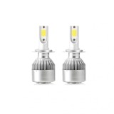 Set 2 becuri Auto Tehnologie LED, H7, 36 W, 3800LM, 6500 K