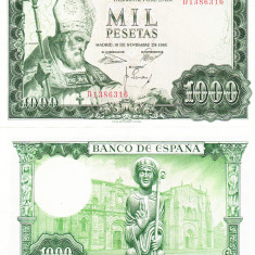 Spania 1000 1 000 Pesetas 1965 P-151 UNC