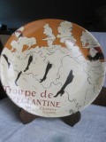 SANGO CABARET OVAL PLATE TROUPE DE EGLANTINE BY TOULOUSE LAUTREC