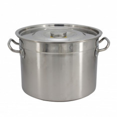 Oala inox Sapir, 15.5 l, 32 cm, capac inclus foto