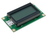 Afișaj LCD Alfanumeric 8x2 STN Gri