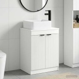 Cumpara ieftin Dulap pentru Chiuveta de Baie Alb 54 x 41 x 100 cm