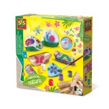 Set creativ - Decoreaza pietre si lemn cu tematica din natura, SES Creative