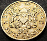 Cumpara ieftin Moneda exotica 50 CENTI - KENYA, anul 1971 * cod 395, Africa