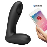 Vibrator Anal Archenemy App, Negru, 12 cm, Pretty Love