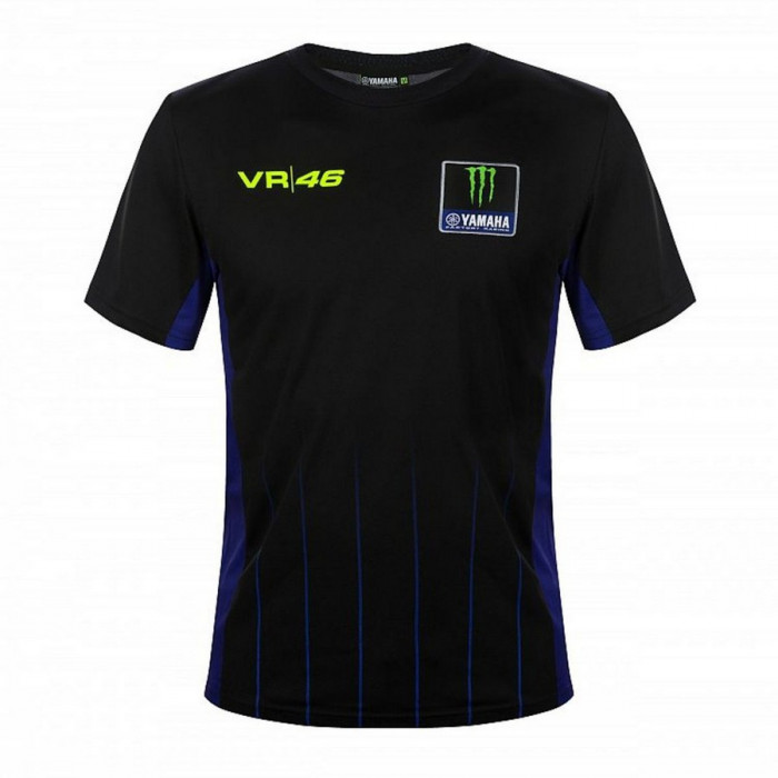 Valentino Rossi tricou de bărbați VR46 - Yamaha black 2019 - XXXL