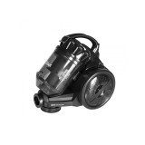 Aspirator fara sac Zilan, 700 W, 2.5 L, filtru HEPA 13, control flux de aer, multi-suprafete, accesorii incluse, Negru, Zilan Floria